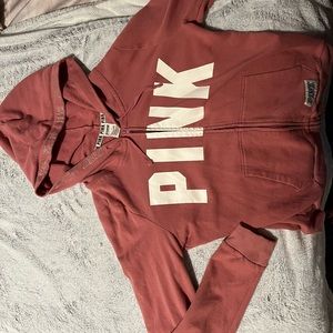 PINK Mauve Full zip jacket